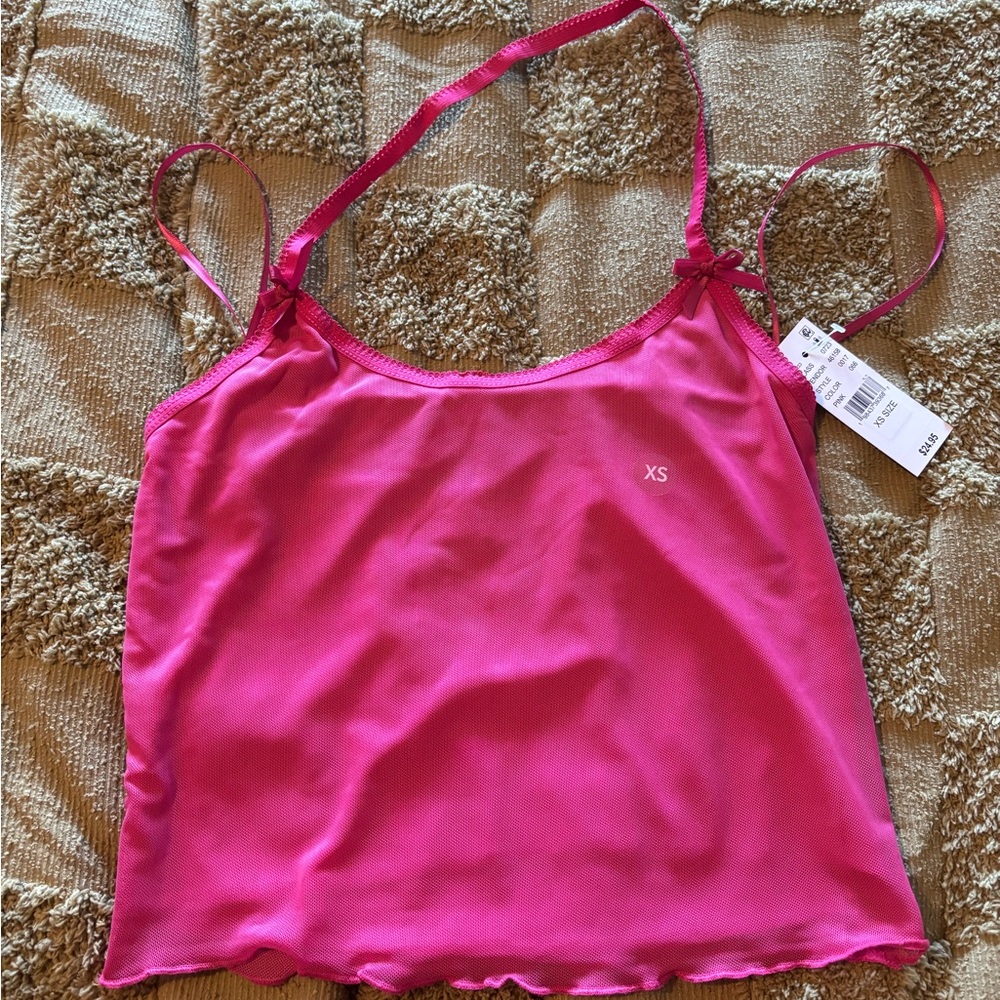 Pacsun Hot Pink Halter Top